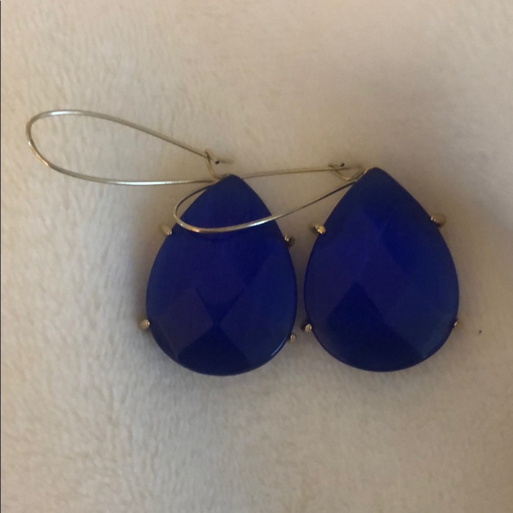Cobalt Kendra Scott Allison earrings